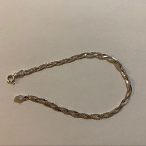 Milor ITALY 925 silver bracelet braided chain rope